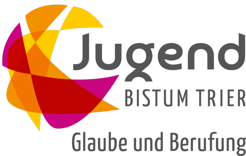 Das Logo der Jugend im Bistum Trier - ergänzt um den Text Glaube und Berufung